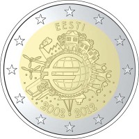 2012 10 jaar euro estland