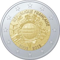 2012 10 jaar euro frankrijk